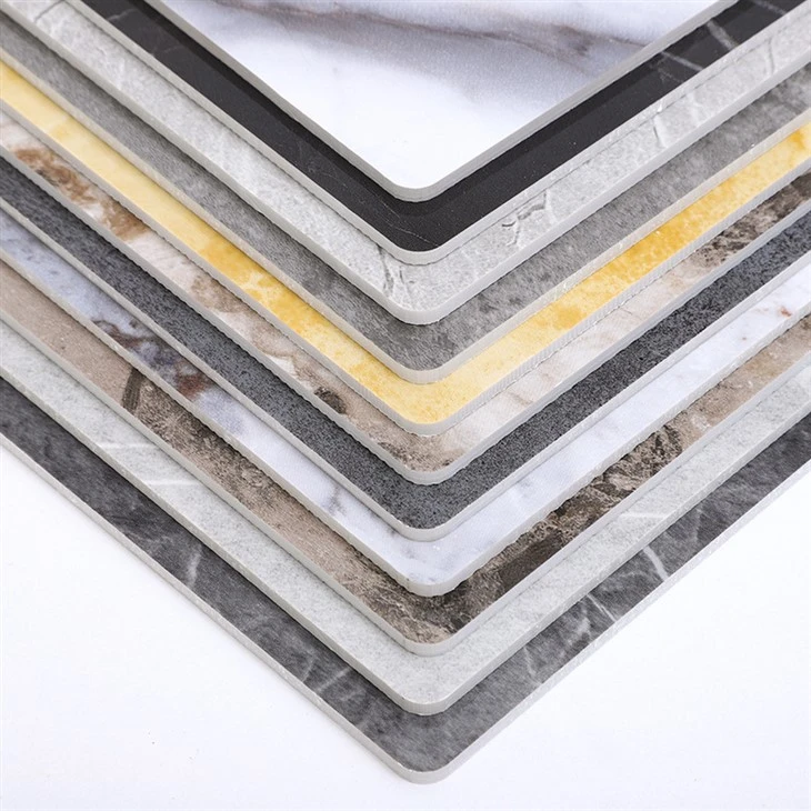 لوحة رمادية رخامية PVC